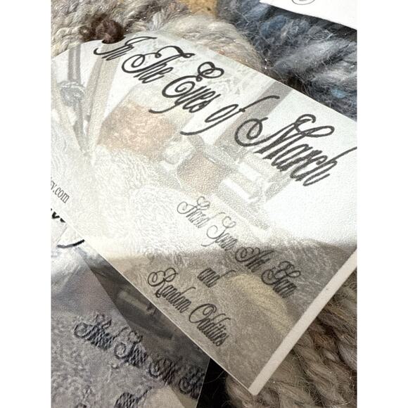 In The Eyes of March 100% Handspun Art Yarn Lot of 5 Skeins Wool Blend - Picture 2 of 9